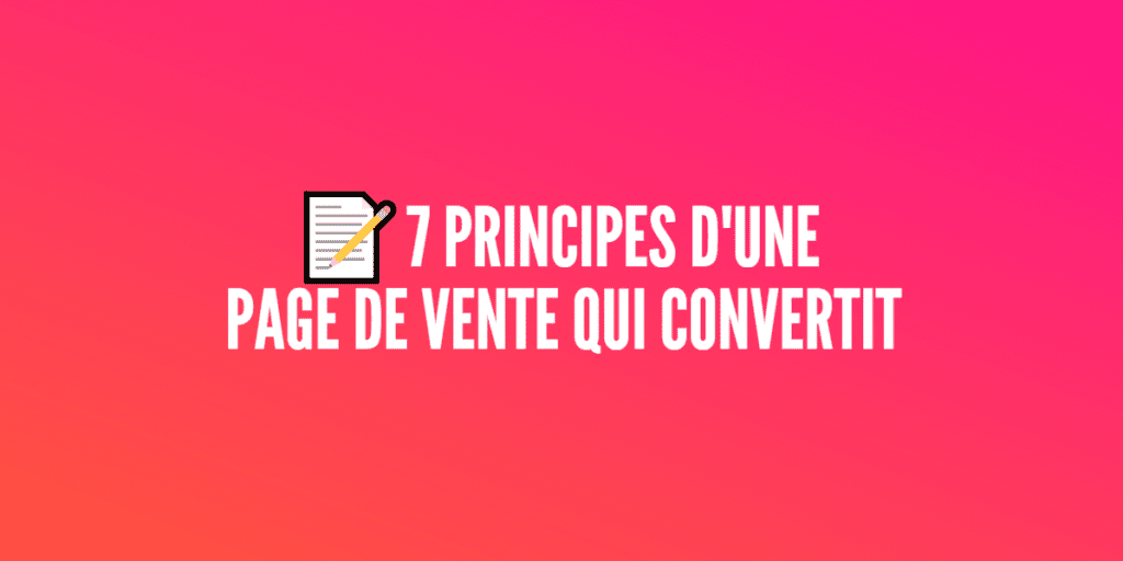 page vente convertit